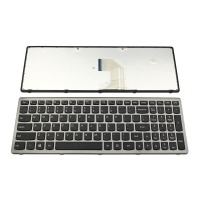 Клавиатура за Lenovo Ideapad Z500 P500 GRAY FRAME BLACK US