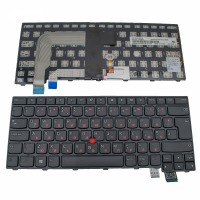 Клавиатура за Lenovo ThinkPad T460S T470S BLACK FRAME BLACK UK + BG