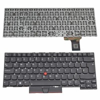 Клавиатура за Lenovo ThinkPad T490s T495s T14s BLACK WITHOUT FRAME, Backlit