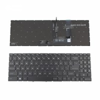 Клавиатура за MSI GF76 Backlit Black Without Frame US (--Small Enter)