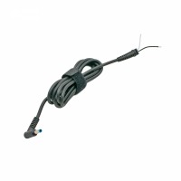 QUALITY (2) DC CORD 4.5x0.7x3.0mm (HP) Blue tip - 65W (само два проводника)
