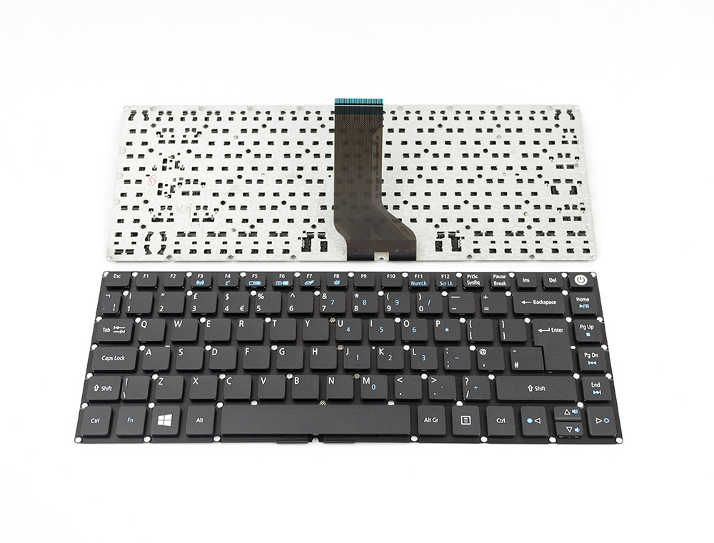 Клавиатура за Acer Aspire E5-422 E5-473 ES1-420 BLACK WITHOUT FRAME UK