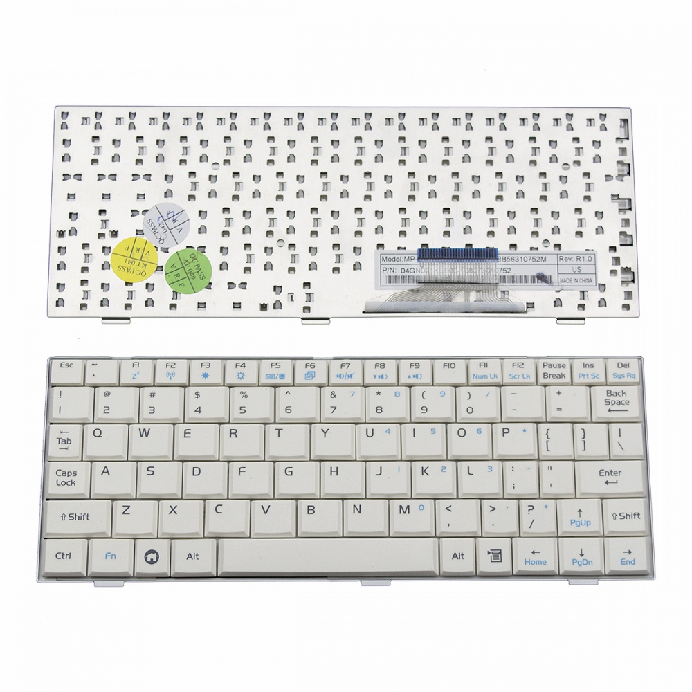 Клавиатура за ASUS EEE PC 700 701 900 901 EEE PC 4G Бяла