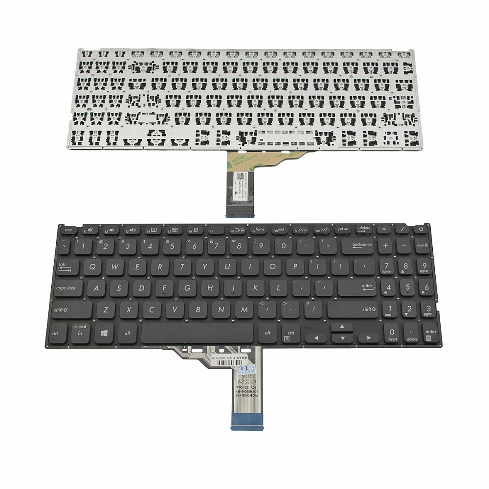 Клавиатура за ASUS VivoBook X512 X512U X512UA X512UB Black Without Frame US