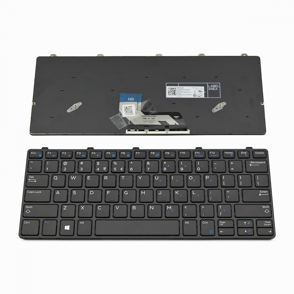 Клавиатура за Dell Latitude 3180 3189 3190 3300 3310 3380 Black Frame Black US