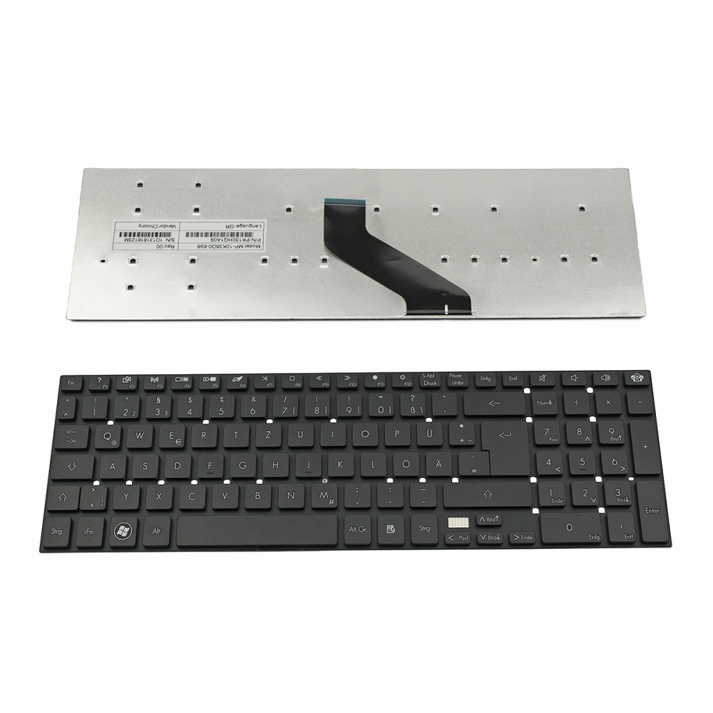 Клавиатура за GATEWAY NV55 BLACK Without FRAME GR (Немски)