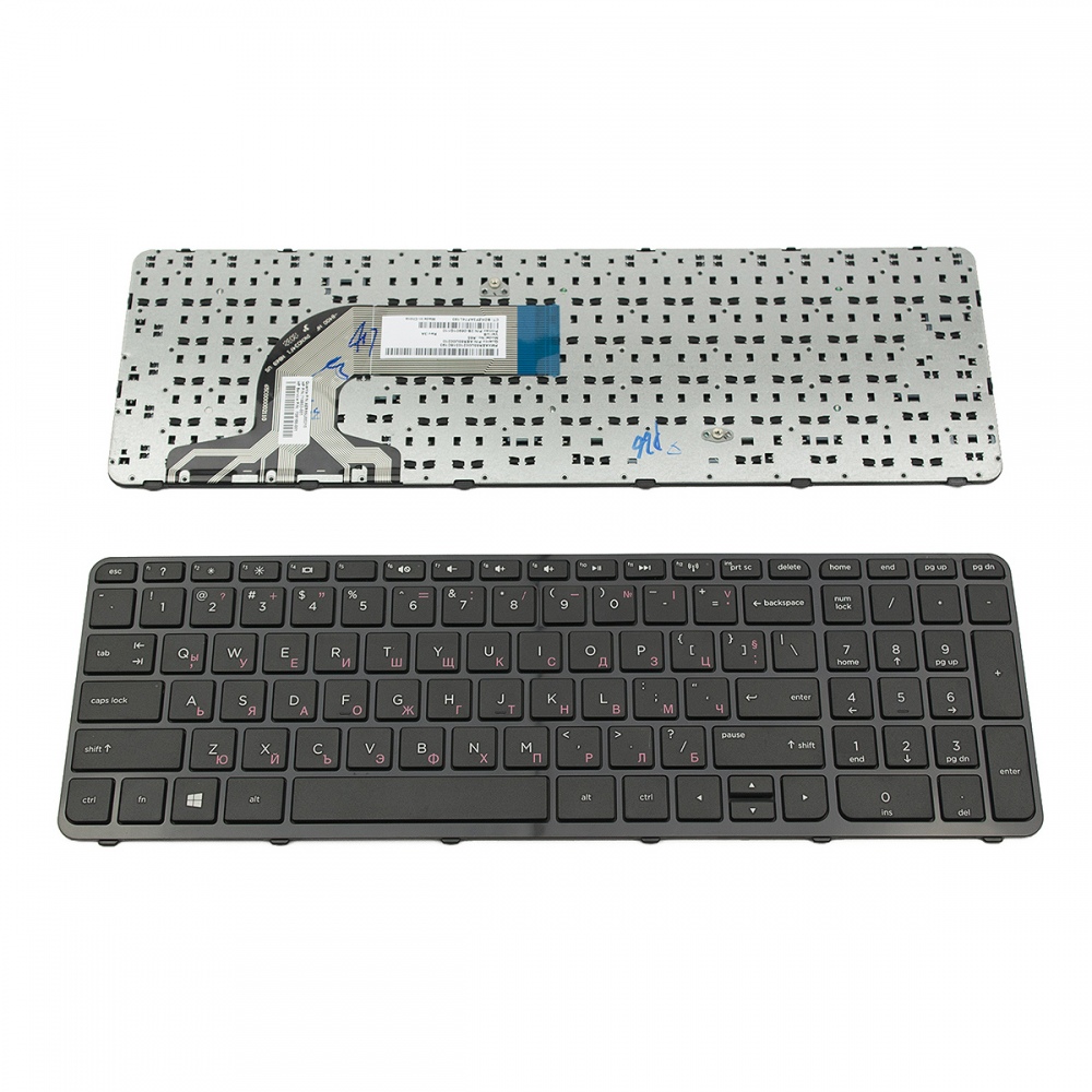 Клавиатура за HP Pavilion 15-e 15-n 15-r HP 250 G3 GLOSSY FRAME BLACK с КИРИЛИЦА