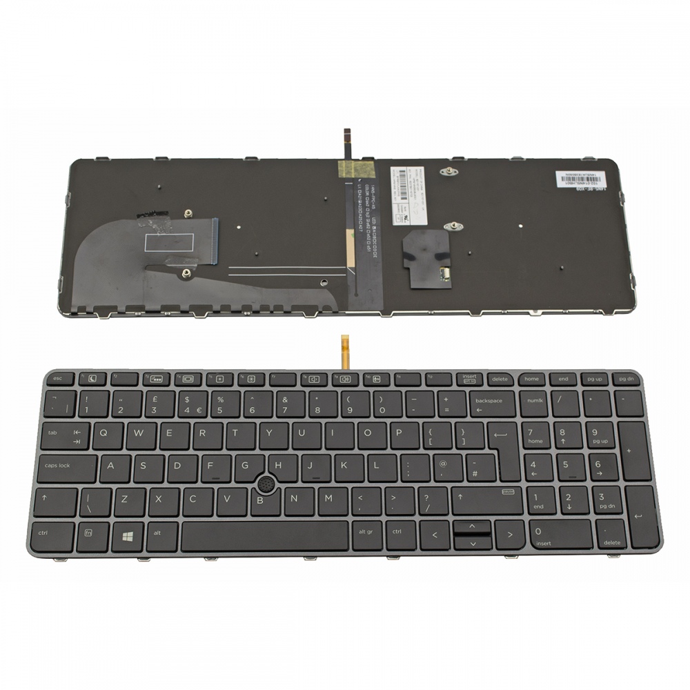 Клавиатура за HP Elitebook 755 G3 755 G4 850 G3 850 G4 Backlit UK