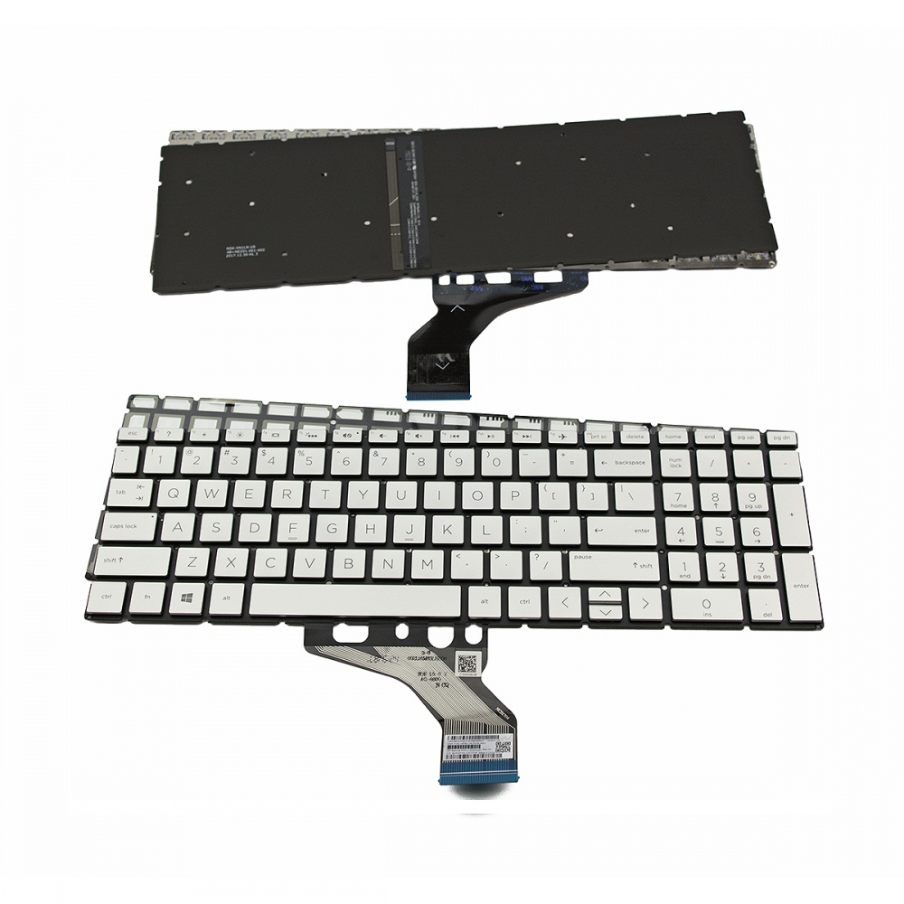 Клавиатура за HP Pavilion 250 G7 255 G7 15-DA Silver Without Frame Backlit