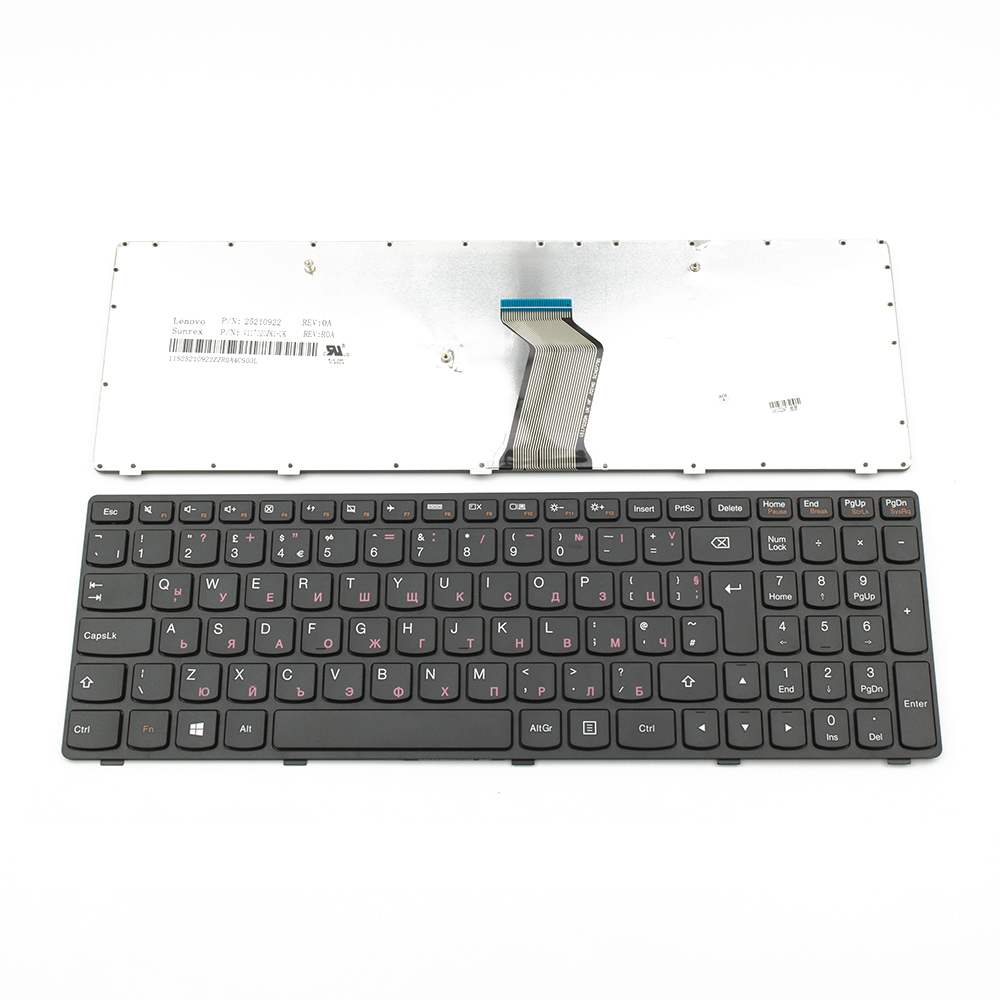 Клавиатура за Lenovo IdeaPad G500 G700 G705 Black Frame Black UK с КИРИЛИЦА