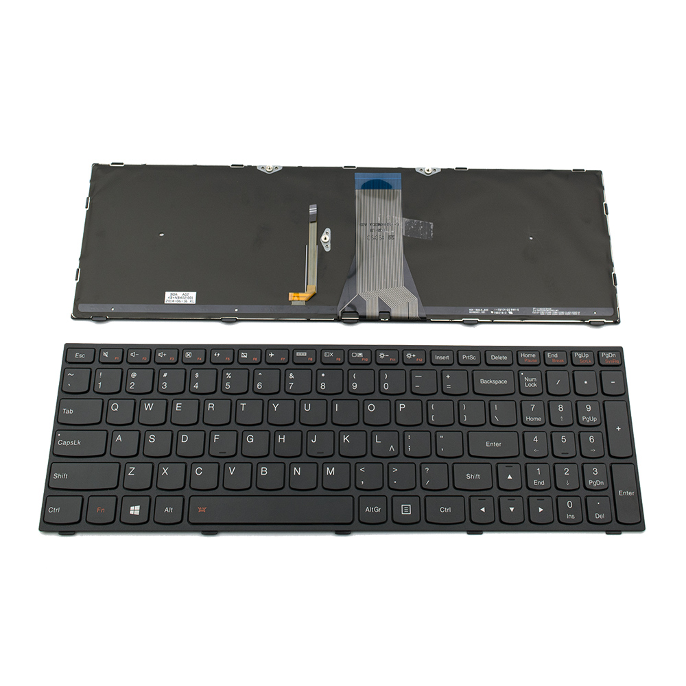 Клавиатура за Lenovo IdeaPad B50-30 G50-30 Z50-70 Black US With Backlit