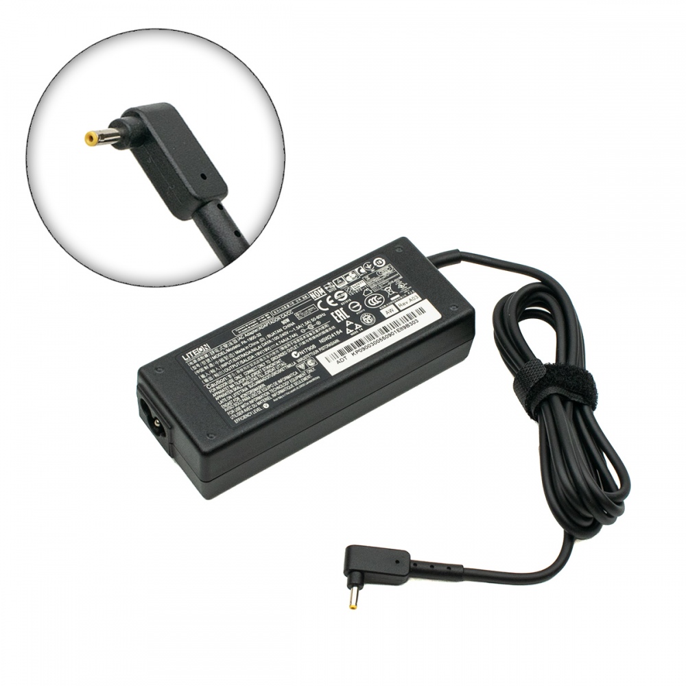 Захранващ адаптер LiteOn (Acer) 90W - 19V 4.74A (3.0x1.0) Yellow tip 3 prong