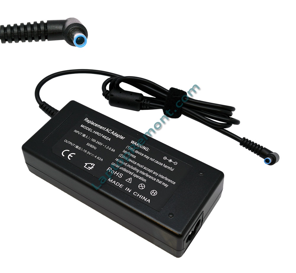 Захранващ Адаптер (заместител) 19.5V 4.62A 90W (4.5x3.0x0.7mm) 3а HP/Compaq