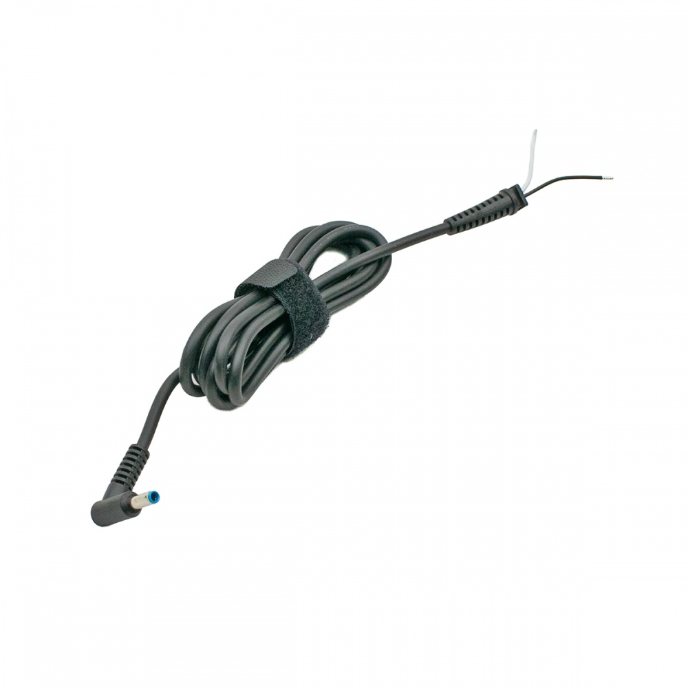 QUALITY (2) DC CORD 4.5x0.7x3.0mm (HP) Blue tip - 65W (само два проводника)