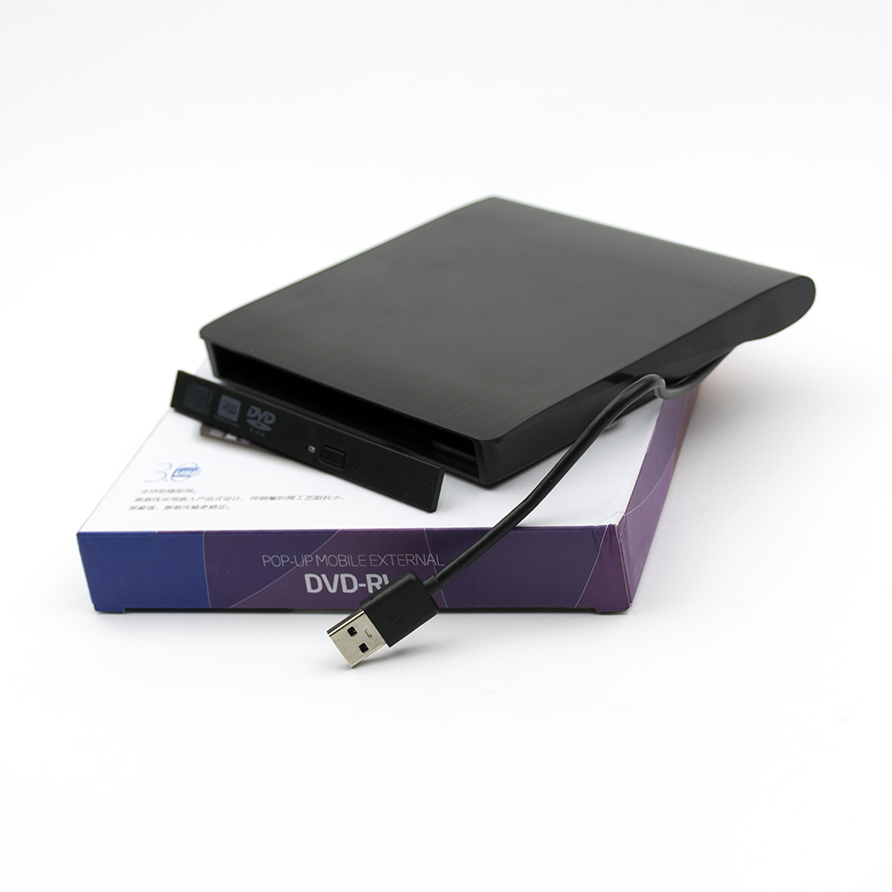 CASE MOBILE EXTERNAL DVD-RW SATA USB 3.0 12.7mm Black