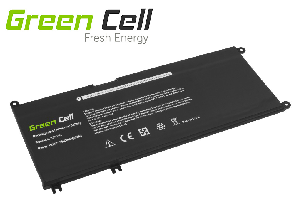 Батерия Green Cell за Dell Inspiron G3 3579 3779 G5 5587 G7 7577 7588